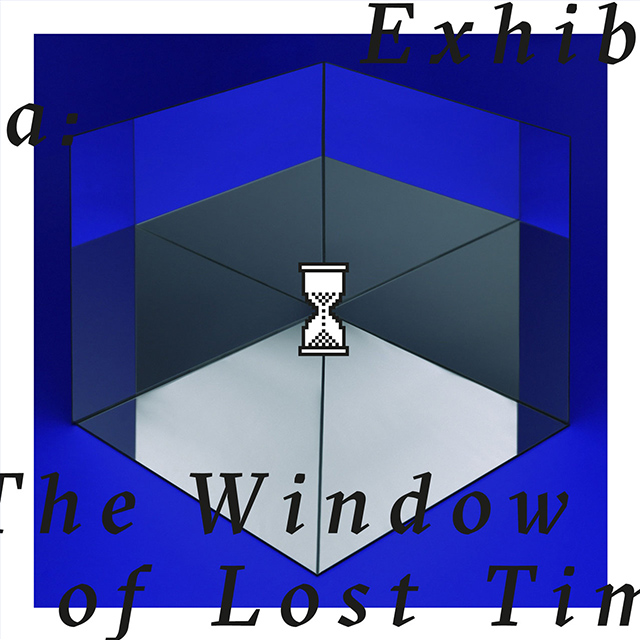 Album cover with a loading sign in the middle and text overlay