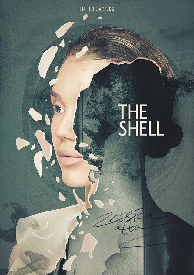 The Shell, In Theatres illustrated poster